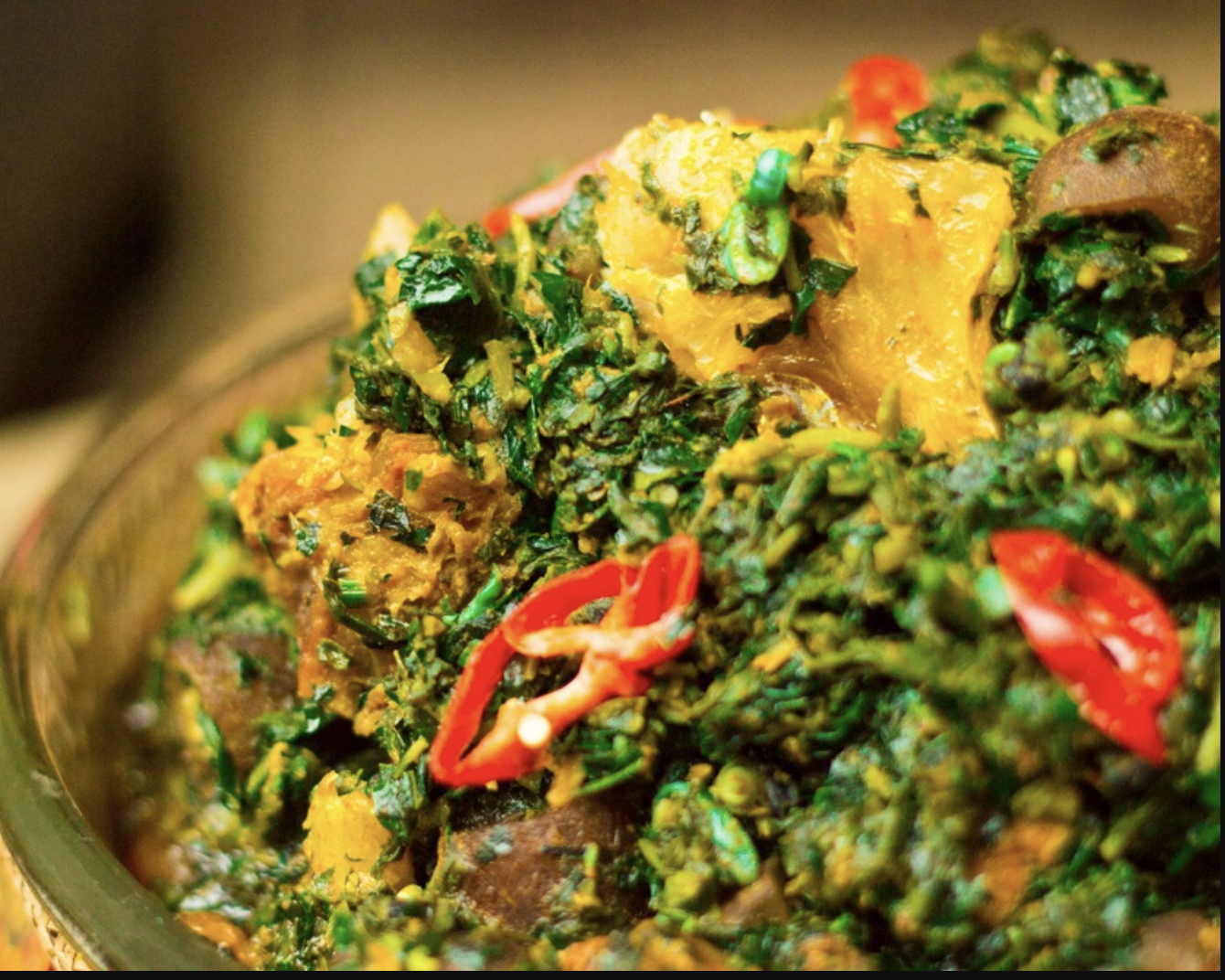 Edikang ikong vegetable soup